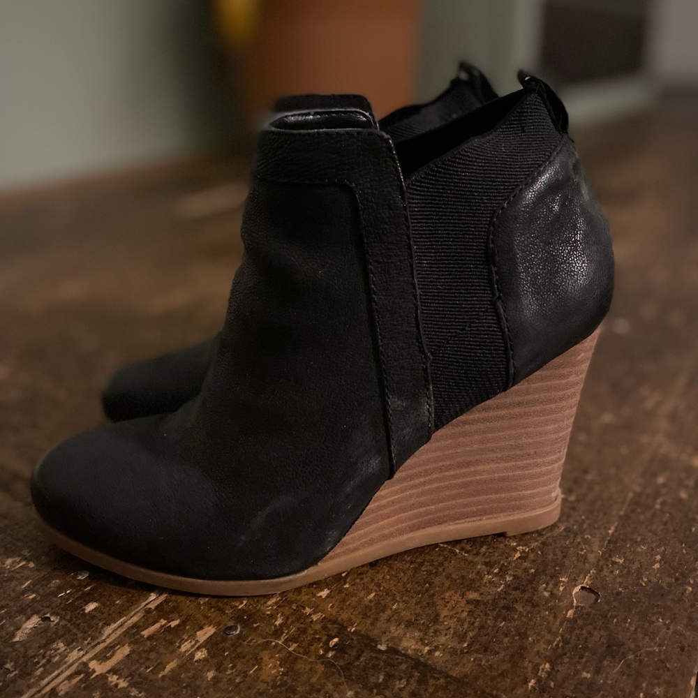 Wedge booties
